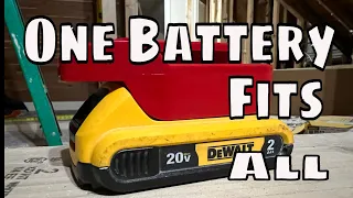Battery Adapters for all power tools 18v - 20v Dewalt Milwaukee Makita Bauer Makita