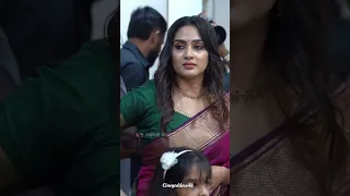 aditi ravi malayalam actress hot saree slow motion video