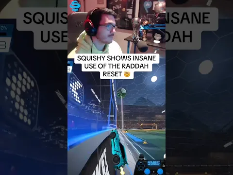 SQUISHY SHOWS INSANE USE OF THE RADDAH RESET 🤯#squishymuffinz #rocketleague #rocketleaguehighlights