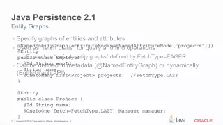 Java Persistence API 2 1
