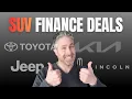 Which SUVs Have the BEST Finance Deals This Month