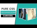 Pure CSS Circular rotating carousel 3D Image slideshow using HTML and CSS