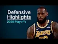 LeBron James Defensive Highlights 2020 Playoffs