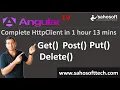 Complete HttpClient in one in Angular 19 HttpClient Angular 19 Tutorials in Hindi