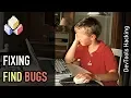 DevTools hacking Fixing the buggy find-in-files