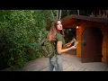 Download Lagu Tiny Log Cabin in the Mountains | Girl \u0026 Cat, Wood Stove, Sauna (No Talking)
