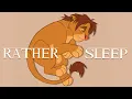 Download Lagu I'd Rather Sleep // Simba [MEME]