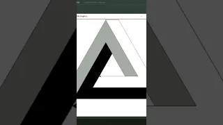 Draw Penrose Triangle Using Python Turtle