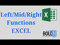 String Functions - Left Mid Right Functions in Excel