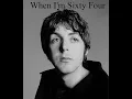 The Beatles - When I'm Sixty Four (Original Vocals Speed)