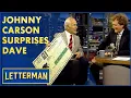 Johnny Carson Gives Dave 1 000 000 David Letterman