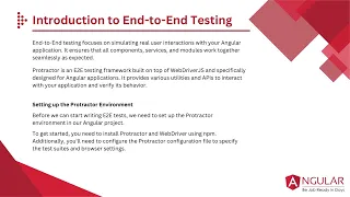 End-to-End Testing in Angular Mastering Protractor Chapter 9 Advanced Topics