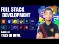 Tabs In Html Full Stack Web Development Full Course From Scratch Class