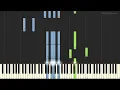 Ryuichi Sakamoto - Amore (Piano Tutorial) [Synthesia Cover]