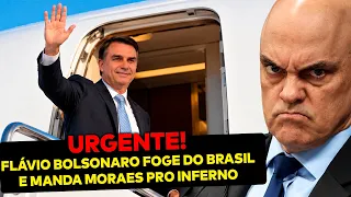 É OFICIAL! Flávio Bolsonaro e toda sua família FOGEM do Brasil em jatinho rumo aos EUA