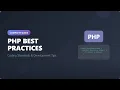 PHP Best Practices Coding Standards Development Techniques for Beginners
