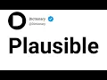 Plausible Meaning In English