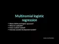 Introduction to MultiNomial Logistic Regression Outcome more than two class Solution Approach