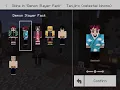Showing my new demon slayer Minecraft skin pack