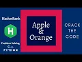 Practice Problem Apple and Orange C Python Solution HackerRank Solution