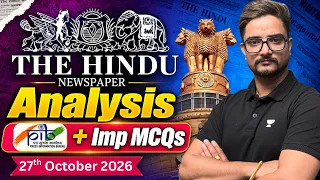 The Hindu Newspaper Analysis | 27th Oct, 2026 | Unacademy Judiciary | Judiciary & APO 2027