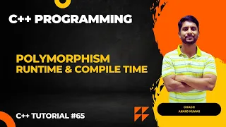 Polymorphism in OOP Run Time Polymorphism Compile Time Polymorphism C Tutorial In Hindi
