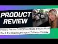 Picture Frames 5x5 2 Pack Made of Solid Wood Black for Wall Mounting and Tabletop Display REVIEW