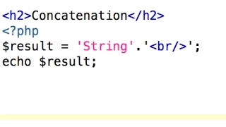 PHP Concatenation Operator - 01 6