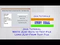 Java Swing Tutorials GUI - Read and Write JList with Text File