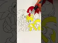 Coloring Sonic Tails Knuckles