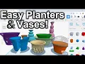 Tinkercad Simple Tutorial Easy Planters and Vases