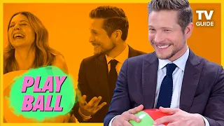 The Resident s Matt Czuchry and Jane Leeves Play Ball