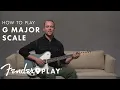 How To Play G Major Scale Guitar Scales Fender Play