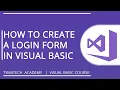 Create A Login Form Application Visual Basic