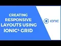 Creating Responsive Layouts with Ionic 4 Grid