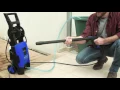 Demonstration of how to use Nilfisk inlet hose