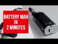 What does battery mAh mean in 2 minutes