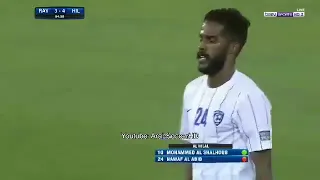 هنا سأسكت قليلا علي سعيد الكعبي الفيديو الاصلي لحظة دخول محمد الشلهوب 