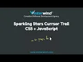 Sparkling Stars Cursor Trail with CSS and JavaScript