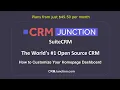 SuiteCRM How to Customize Your Homepage Dashboard