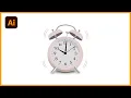 Illustration Alarm Clock Adobe Illustrator CC