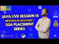 Java Live Session 15 Methods In Java Part 2 DSA Placement Series Coders Arcade