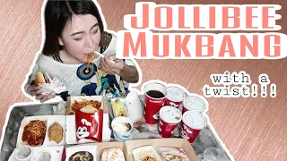 jollibee mukbang with a twist ang hirap kumain lea lambino vlogs vlog 14 