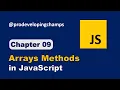 JavaScript Array Methods JavaScript Full Course