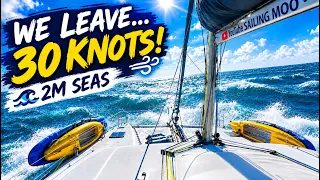 30 Knots & Big Seas FORCED US BACK Our Epic Sail to Lizard Island Sailing Queensland Coast Australia