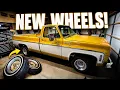 1976 Chevy C10 New Wheels Tires