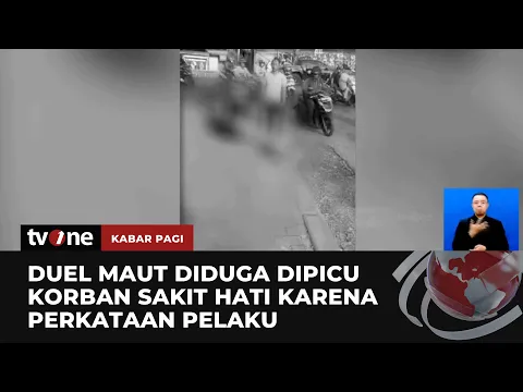 Tragis! Satu Orang Tewas usai Duel Maut di Jalan