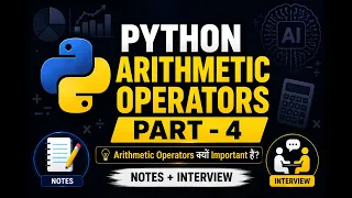 Python Arithmetic Operators Explained in Hindi Python AI Coding Background Tutorial