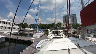 #23 Entrée au port de Puteri en vidéo accélérée