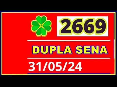 Download MP3 Dupla Sena de 2669 - Resultado da dopla sena concurso 2669